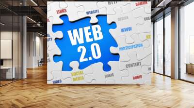 web 2.0 Wall mural