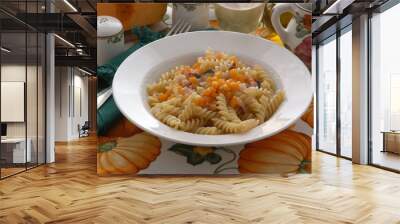 Fusilli zucca e pancetta - Primi piatti - Trentino Alto Adige Wall mural