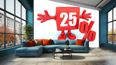 25 percent off discount Wall mural