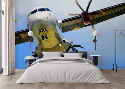 Close up of airplane Wall mural