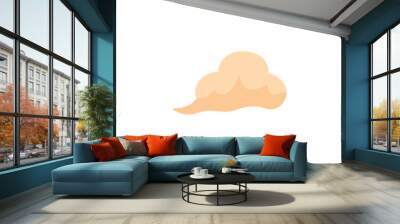 Cartoon clouds for eid al adha celebration  Wall mural