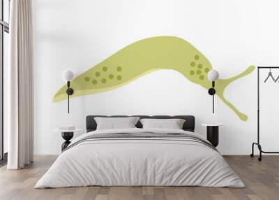 Cartoon slug illustration  Wall mural