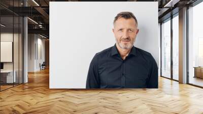 Head and shoulders portrait of a bearded man Wall mural