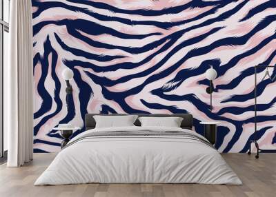 Seamless Zebra Pattern Wall mural