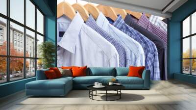 collection of shirts Wall mural