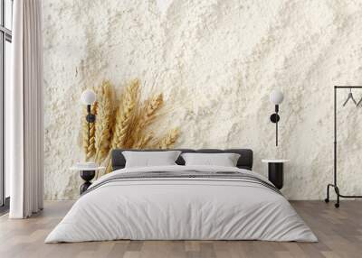 flour background Wall mural