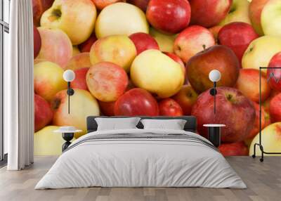 image of many ripe apples Wall mural