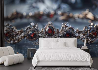 A piece of jewelry, its intricate design reflecting the wearer's unique style. Wall mural