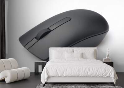 Black wireless computer mouse Wall mural