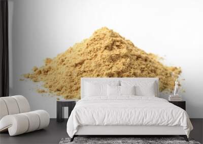 Pile of dry mustard powder Wall mural