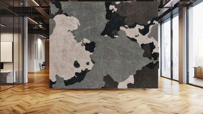 Camouflage pattern cloth texture. Background and texture for design. Wall mural