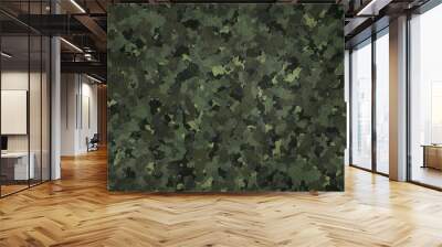 Camouflage pattern cloth texture. Background and texture for design. Wall mural