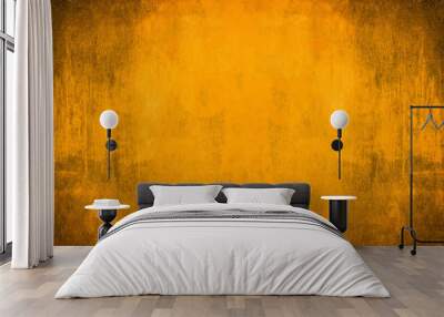 Abstract dirty rustic orange texture background Wall mural