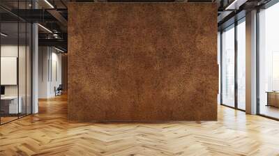 old brown rustic leather texture - background banner panorama long pattern	 Wall mural