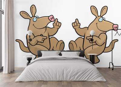 Aardvark Dancing Wall mural