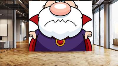 Cartoon Angry Wizard Wall mural