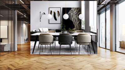 modern dining room Wall mural