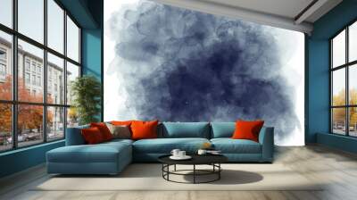 abstract watercolor vector, dark color Wall mural