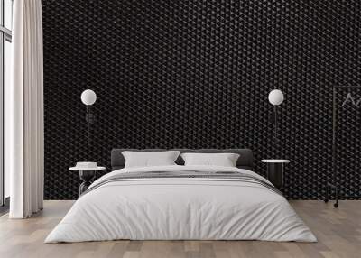 black plastic material texture background Wall mural