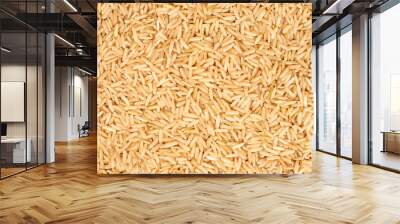 the organic brown rice texture background Wall mural