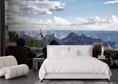 enjoying grand canyon view Wall mural