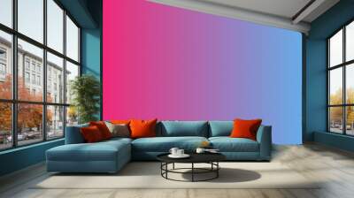 pink and blue vibrant gradient background. neon ombre, soft aesthetic abstract gradient backgrounds. Wall mural