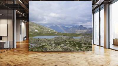 Yeshtu valley. Altai Mountains landscape Wall mural