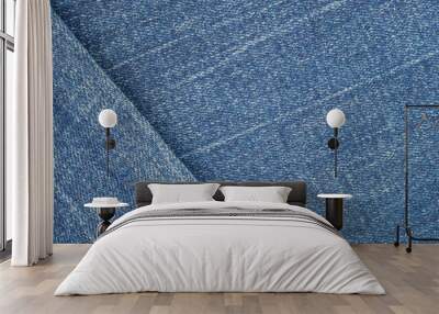 Jeans texture background,Denim jeans Wall mural