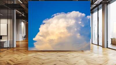 Sky with clouds,Blue skies, white clouds ,The vast blue sky and clouds Wall mural