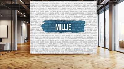 millie Wall mural