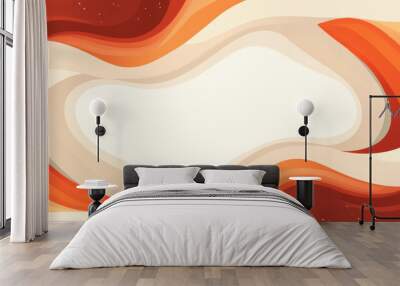 Discover a unique minimal wave gradient background, ideal for modern digital designs and creative projects. Wall mural