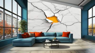 Discover the elegance of white marble stone texture adorned with colorful specks, perfect for classic and modern designs. Wall mural