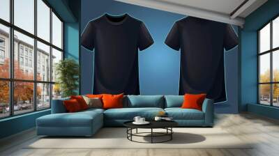 Download a blank tshirt template vector for custom designs. Wall mural