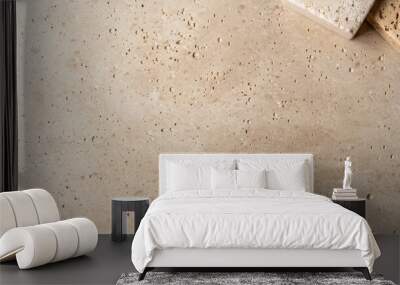 Vintage, weathered paper texture for creative projects, artistic design, backgrounds, and nostalgia. Wall mural