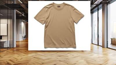 Tan men's classic t-shirt Wall mural