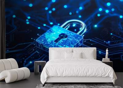 circuit board background Wall mural