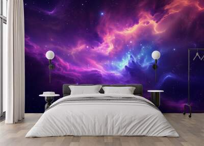 space nebula space Wall mural