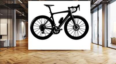 Road bike, race bicycle  Wall mural