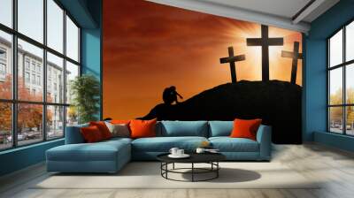 God's mercy at the Cross Wall mural