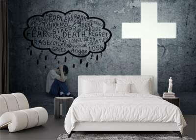 Spiritual problems Wall mural