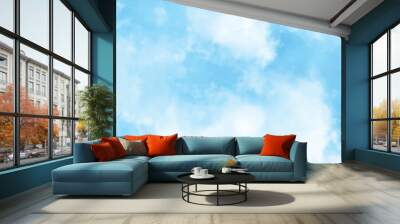 clouds in the blue sky Wall mural