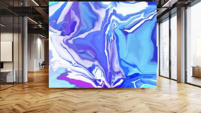 Luxurious colorful liquid marble surfaces design. Abstract pink acrylic pours liquid marble surface design. Beautiful fluid abstract paint background. close-up fragment of acrylic Wall mural