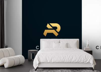 AP or PA letter logo. Unique attractive creative modern initial AP PA A P initial based letter icon logo Wall mural