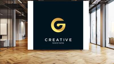 logo G icon vector Wall mural