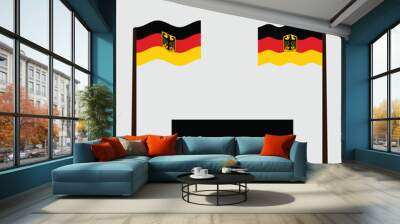 Set Of Wave Germany flag Wall mural