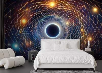 fractal burst arrangement Wall mural