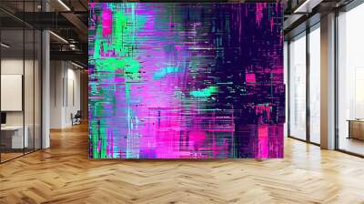 Test Screen Glitch Texture
 Wall mural