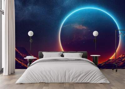 Ultra Detailed Hyper Realistic Astronomy Wall mural