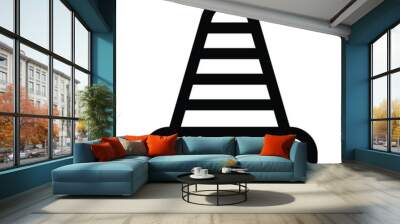 Get your hands on this amazing icon of traffic cone Wall mural