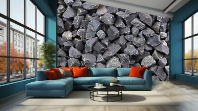 A collection of a number of building material stones Wall mural